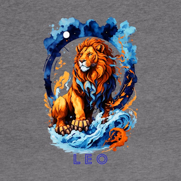 Zodiac sign Leo T-shirt by Emotiondesign
